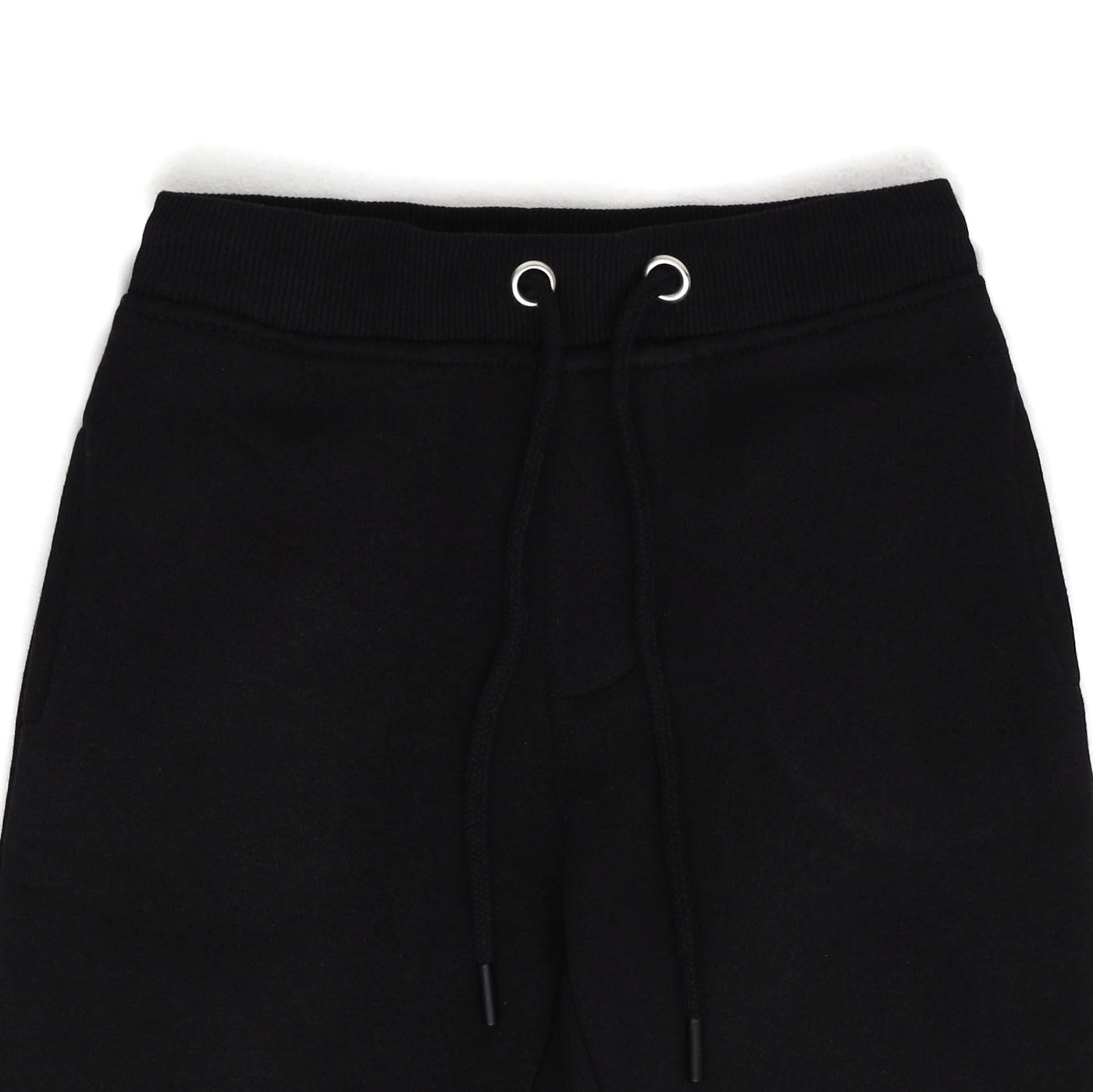 Essential Black Fleece Jogger Pants