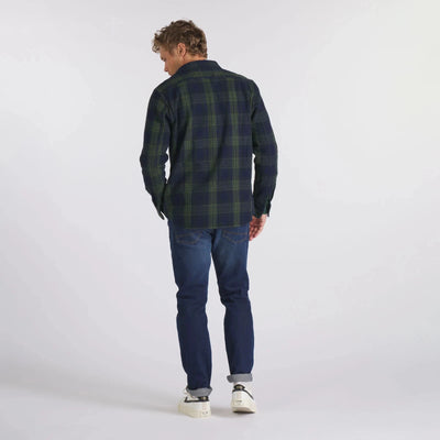Mens Flannel Cotton Shirt Grayers Heritage 100% cotton -
