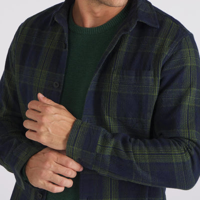 Mens Flannel Cotton Shirt Grayers Heritage 100% cotton -