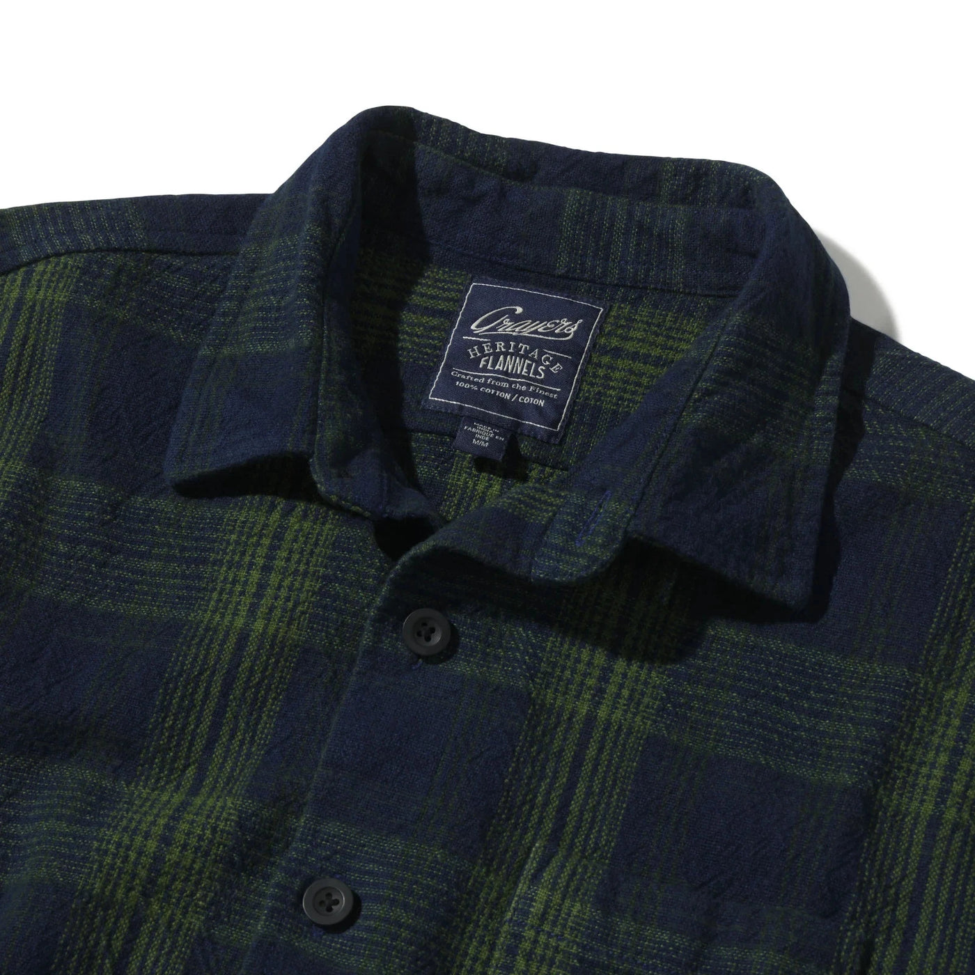 Mens Flannel Cotton Shirt Grayers Heritage 100% cotton -